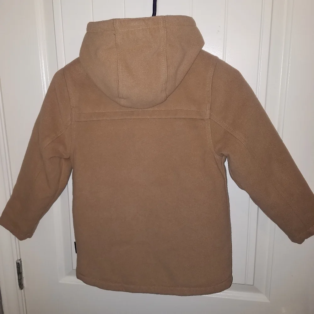 Boys Hawked & CO Camel Hooded Insulated Wool Blend Jacket Coat 5/6. - Picture 7 of 9